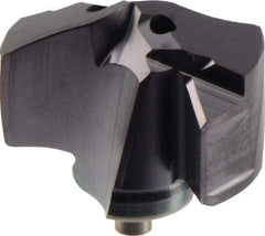 Seco - Series SD400, 17mm Diam 140° Replaceable Drill Tip - Carbide, Uncoated, Through Coolant - Apex Tool & Supply