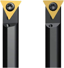 Seco - 6.8mm Min Bore Diam, 60mm OAL, 5mm Shank Diam, A-STFD Indexable Boring Bar - 9.7mm Max Bore Depth, TDAB 06T0.. Insert, Screw Holding Method - Apex Tool & Supply