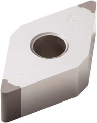 Seco - DNGA442 Grade CBN170 PCBN Turning Insert - Uncoated, 55° Diamond, 1/2" Inscr Circle, 1/4" Thick, 1/32" Corner Radius - Apex Tool & Supply