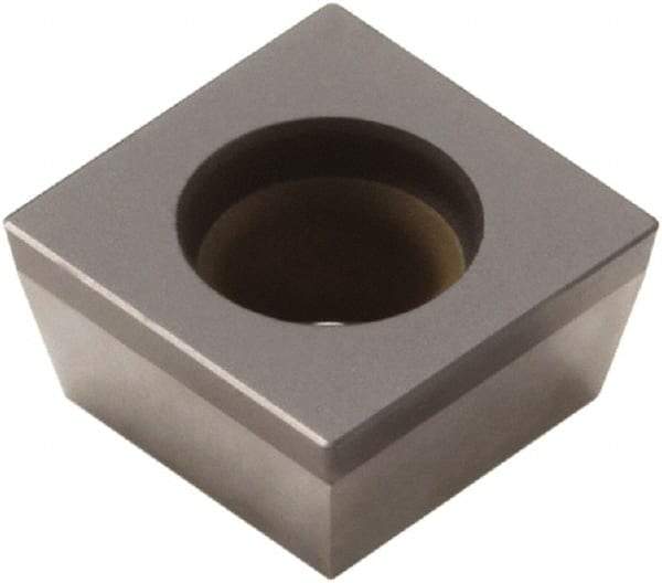 Seco - SCGW32.51 Grade CBN200 PCBN Turning Insert - Uncoated, 90° Square, 3/8" Inscr Circle, 5/32" Thick, 1/64" Corner Radius - Apex Tool & Supply