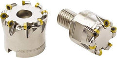 Seco - 16mm Cutting Diam, 3mm Max Depth of Cut, Modular Connection Indexable Copy End Mill - 3 Inserts, RDH.. 06T1 Insert, R217.29 Toolholder - Apex Tool & Supply