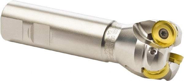 Seco - 50mm Cutting Diam, 32mm Shank Diam, 10mm Max Depth of Cut, Straight Shank Indexable Copy End Mill - 3 Inserts, RP.. 2006 Insert, R217.29 Toolholder - Apex Tool & Supply