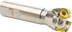 Seco - 50mm Cutting Diam, 32mm Shank Diam, 10mm Max Depth of Cut, Straight Shank Indexable Copy End Mill - 3 Inserts, RP.. 2006 Insert, R217.29 Toolholder - Apex Tool & Supply