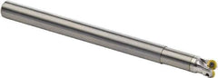 Seco - 10mm Cutting Diam, 10mm Shank Diam, 2.5mm Max Depth of Cut, Straight Shank Indexable Copy End Mill - 2 Inserts, RDH.. 0501 Insert, R217.29 Toolholder, Carbide - Apex Tool & Supply
