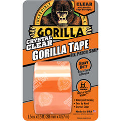 Gorilla Crystal Clear Tape 5 yd - Apex Tool & Supply