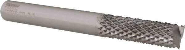 Seco - 8mm Diam, End Mill End, Solid Carbide Diamond Pattern Router Bit - Right Hand Cut, 2-61/64" OAL, Use on Composites - Apex Tool & Supply