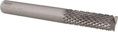 Seco - 8mm Diam, End Mill End, Solid Carbide Diamond Pattern Router Bit - Right Hand Cut, 2-61/64" OAL, Use on Composites - Apex Tool & Supply