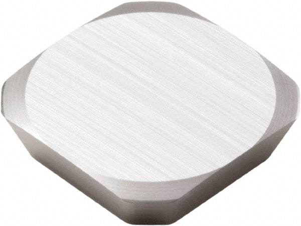 Seco - SEEX42 MD14 Grade H15 Carbide Milling Insert - Uncoated, 1/8" Thick, 1/2" Inscribed Circle - Apex Tool & Supply