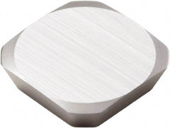 Seco - SEEX42 MD14 Grade H15 Carbide Milling Insert - Uncoated, 1/8" Thick, 1/2" Inscribed Circle - Apex Tool & Supply