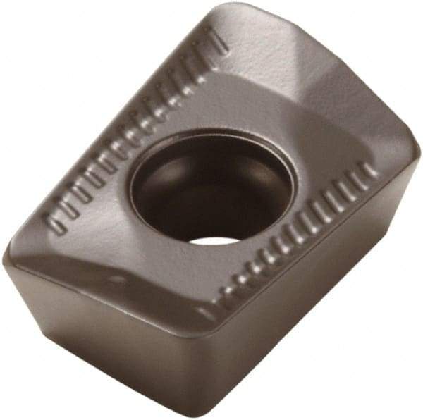 Seco - XOMX10T304 ME07 Grade T350M Carbide Milling Insert - TiCN/Al2O3 Finish, 0.151" Thick, 0.27" Inscribed Circle - Apex Tool & Supply