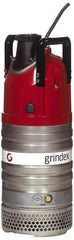 Grindex - 3-1/2 hp, 460 Amp Rating, 460 Volts, Nonautomatic Operation, Dewatering Pump - 3 Phase, Aluminum Housing - Apex Tool & Supply