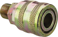 Value Collection - 5 Piece 1/4" Body 1/4 NPT 215 psi Zinc ARO Pneumatic Coupling Plug Set - Apex Tool & Supply