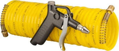 Value Collection - 1/4" ID Pistol Grip Air Gun - 25' Long Nylon Hose, 1/4" Inlet, NPT Thread, 200 Max psi - Apex Tool & Supply