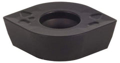 Kennametal - SDPT43 GB2 Grade KCPK30 Carbide Milling Insert - TiN/TiCN/Al2O3 Finish, 3/16" Thick, 1/2" Inscribed Circle, 0.8mm Corner Radius - Apex Tool & Supply