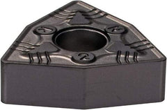 Iscar - WNMG432 NR Grade IC907 Carbide Turning Insert - TiAlN/TiN Finish, 80° Trigon, 1/2" Inscr Circle, 3/16" Thick, 1/32" Corner Radius - Apex Tool & Supply