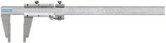 Fowler - 0 to 60" Stainless Steel Vernier Caliper - 0.02mm Graduation, 7-1/2" Jaw Depth, 0.005" Accuracy, Includes Inside Diameter, Outside Diameter - Apex Tool & Supply