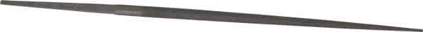 Grobet - 4" Standard Precision Swiss Pattern Round File - Double Cut, 5/32" Width Diam, With Tang - Apex Tool & Supply