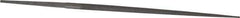 Grobet - 4" Standard Precision Swiss Pattern Round File - Double Cut, 5/32" Width Diam, With Tang - Apex Tool & Supply