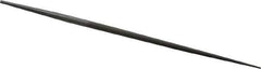 Grobet - 4" Standard Precision Swiss Pattern Round File - Double Cut, 5/32" Width Diam, With Tang - Apex Tool & Supply
