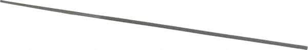 Grobet - 4" Standard Precision Swiss Pattern Round Parallel File - Double Cut, 1/16" Width Diam, With Tang - Apex Tool & Supply