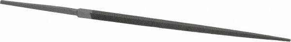 Grobet - 4" Standard Precision Swiss Pattern Square File - Double Cut, 5/32" Width Diam, With Tang - Apex Tool & Supply