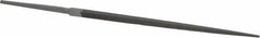 Grobet - 4" Standard Precision Swiss Pattern Square File - Double Cut, 5/32" Width Diam, With Tang - Apex Tool & Supply