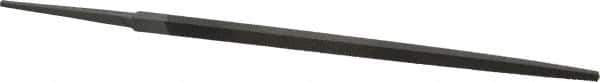 Grobet - 6" Standard Precision Swiss Pattern Square File - Double Cut, 15/64" Width Diam, With Tang - Apex Tool & Supply