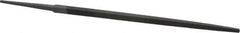 Grobet - 6" Standard Precision Swiss Pattern Square File - Double Cut, 15/64" Width Diam, With Tang - Apex Tool & Supply