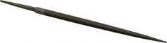 Grobet - 6" Standard Precision Swiss Pattern Square File - Double Cut, 15/64" Width Diam, With Tang - Apex Tool & Supply
