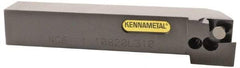 Kennametal - 1.108...93DEG, Right Hand Cut, 63/64" Shank Height x 25mm Shank Width, Positive Rake Indexable Turning Toolholder - 150mm OAL, D2FIX15..LHP/FN/MS Insert Compatibility, Series Fix-Perfect - Apex Tool & Supply
