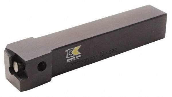 Kennametal - 1.777...90DEG, Right Hand Cut, 2° Lead Angle, 63/64" Shank Height x 25mm Shank Width, Positive Rake Indexable Turning Toolholder - 150mm OAL, C8FIX15..L.. Insert Compatibility, Series Fix-Perfect - Apex Tool & Supply