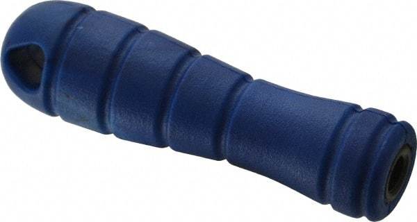Grobet - 4-1/4" Long File Handle - For Use with 8, 10 & 12" Files, with Thread Insert - Apex Tool & Supply