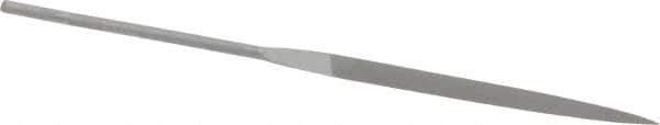 Grobet - 5-1/2" Needle Precision Swiss Pattern Barrette File - Round Handle - Apex Tool & Supply