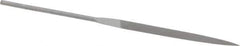 Grobet - 5-1/2" Needle Precision Swiss Pattern Barrette File - Round Handle - Apex Tool & Supply