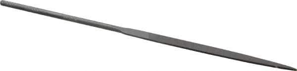 Grobet - 6-1/4" Needle Precision Swiss Pattern Crochet File - Round Handle - Apex Tool & Supply