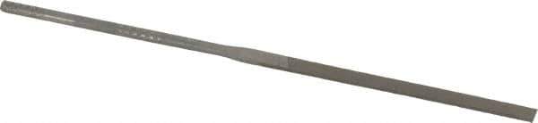 Grobet - 4" Needle Precision Swiss Pattern Equalling File - Round Handle - Apex Tool & Supply