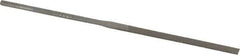 Grobet - 4" Needle Precision Swiss Pattern Equalling File - Round Handle - Apex Tool & Supply
