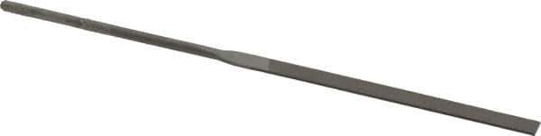 Grobet - 5-1/2" Needle Precision Swiss Pattern Equalling File - Round Handle - Apex Tool & Supply