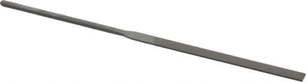 Grobet - 5-1/2" Needle Precision Swiss Pattern Equalling File - Round Handle - Apex Tool & Supply
