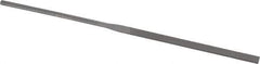 Grobet - 6-1/4" Needle Precision Swiss Pattern Equalling File - Round Handle - Apex Tool & Supply