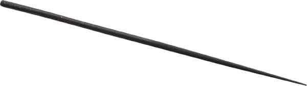 Grobet - 4" Needle Precision Swiss Pattern Round File - Round Handle - Apex Tool & Supply