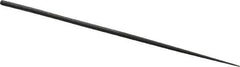 Grobet - 4" Needle Precision Swiss Pattern Round File - Round Handle - Apex Tool & Supply