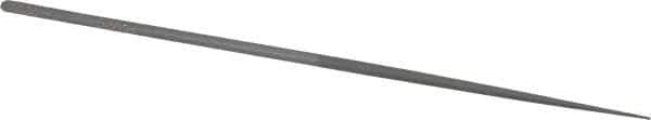 Grobet - 5-1/2" Needle Precision Swiss Pattern Round File - Round Handle - Apex Tool & Supply