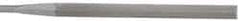 Grobet - 5-1/2" Needle Precision Swiss Pattern Slitting File - Round Handle - Apex Tool & Supply