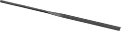 Grobet - 6-1/4" Needle Precision Swiss Pattern Slitting File - Round Handle - Apex Tool & Supply
