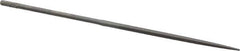 Grobet - 4" Needle Precision Swiss Pattern Square File - Round Handle - Apex Tool & Supply
