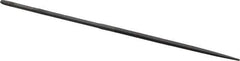 Grobet - 5-1/2" Needle Precision Swiss Pattern Square File - Round Handle - Apex Tool & Supply