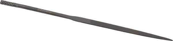 Grobet - 4" Needle Precision Swiss Pattern Warding File - Round Handle - Apex Tool & Supply