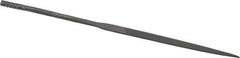Grobet - 4" Needle Precision Swiss Pattern Warding File - Round Handle - Apex Tool & Supply