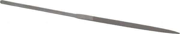 Grobet - 5-1/2" Needle Precision Swiss Pattern Warding File - Round Handle - Apex Tool & Supply